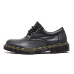 Sapato Colegial Inglês Estilo Veggie Preto Baixo