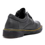 Sapato Colegial Inglês Estilo Veggie Preto Baixo