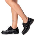 Sapato Mocassim Gaspar Estilo Veggie Veniz Preto