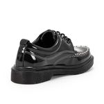 Sapato Mocassim Gaspar Estilo Veggie Veniz Preto