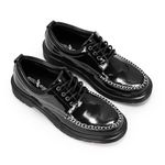 Sapato Mocassim Gaspar Estilo Veggie Veniz Preto