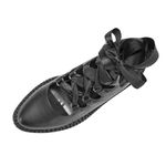 New Creeper Sapatilha Bico Fino Estilo Veggie Margarida Preto