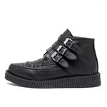 New Creeper Bico Fino Cagliari Estilo Veggie Preto