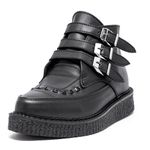 New Creeper Bico Fino Cagliari Estilo Veggie Preto