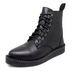 New Creeper Coturno Bico Fino Estilo Veggie Ivy Preto