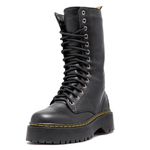 Coturno Estilo Inglês Cano 3/4 Preto