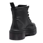 Coturno Estilo Inglês Cano Mid All Black