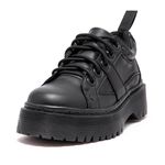 Sapato Colegial Inglês Estilo Veggie Lyon All Black