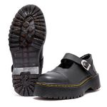 Sapato Inglês Estilo Veggie Boneca Menina Preto 