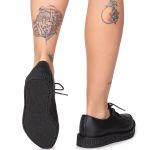 New Creeper Estilo Veggie Morricone Preto Bico Fino