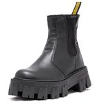 Bota Tratorada Meggie Chelsea Estilo Veggie Preto