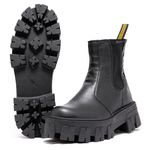 Bota Tratorada Meggie Chelsea Estilo Veggie Preto