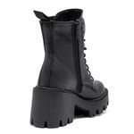 Bota Cano Médio Estilo Veggie Emma Preto