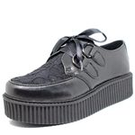 Creeper Renda Preto Estilo Veggie Shoes