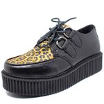 Creeper Animal Print Onça Estilo Veggie Shoes