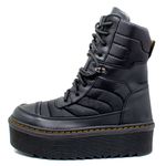Coturno Plataforma Cygnus A Estilo Veggie Preto