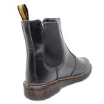 Bota Chelsea Estilo Veggie Preto Baixa