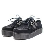 Creeper Acamurçado Preto Estilo Veggie Shoes