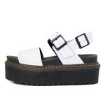 Sandália Plataforma Estilo Veggie Shoes Marriê Branco