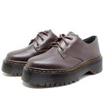 Sapato Colegial Inglês Estilo Veggie Vichy Marrom