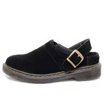 Sapato Mule Estilo Veggie Shoes Toulon Acamurçado Preto