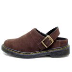 Sapato Mule Estilo Veggie Shoes Toulon Acamurçado Marrom