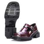 Sapato Boneca Antonieta Verniz Vinho Malbec