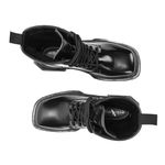 Coturno Cazemir Verniz Preto