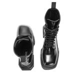 Coturno Cazemir Verniz Preto