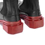 Bota Chelsea Montero Preto Solado Vermelho