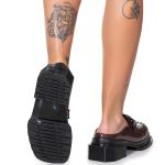 Sapato Mule Carlota Verniz Vinho Malbec