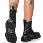 Bota Chelsea Montero Verniz Preto