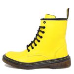 Coturno Estilo Inglês Clássico Solado Baico Amarelo
