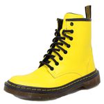 Coturno Estilo Inglês Clássico Solado Baico Amarelo