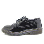 Sapato Oxford Estilo Veggie Rolly Verniz Preto