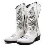 Bota Texana Estilo Veggie Branco