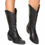 Bota Texana Estilo Veggie Preto