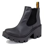 Bota Chelsea Estilo Veggie Vesla Preto