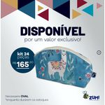 KIT NECESSAIRE OVAL 344 - SORTIDOS 24 PÇS