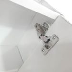 Gabinete De Banheiro Cozimax Ameixa Branco 59,6cm