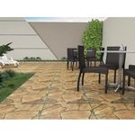 Piso Rochaforte Hd Urano Marrom 57 x 57cm Caixa Com 3,30M²