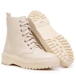 Bota Coturno Rafaela Off White