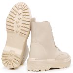 Bota Coturno Rafaela Off White