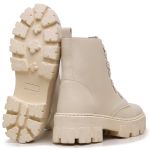 Bota Coturno Anita Off White