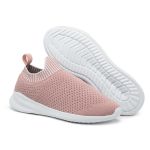 Kit 2 Pares de Tênis Meia - Cinza / Rosa