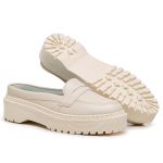 Mocassim Mule Elisa Rafaela Off White