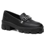 Mocassim em Couro Elisa Anita Detalhe em Metal Preto