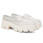 Mocassim Mule em Couro Elisa Anita Off White