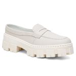 Mocassim Mule em Couro Elisa Anita Off White