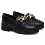 Mocassim Elisa Sandy Corrente Preto